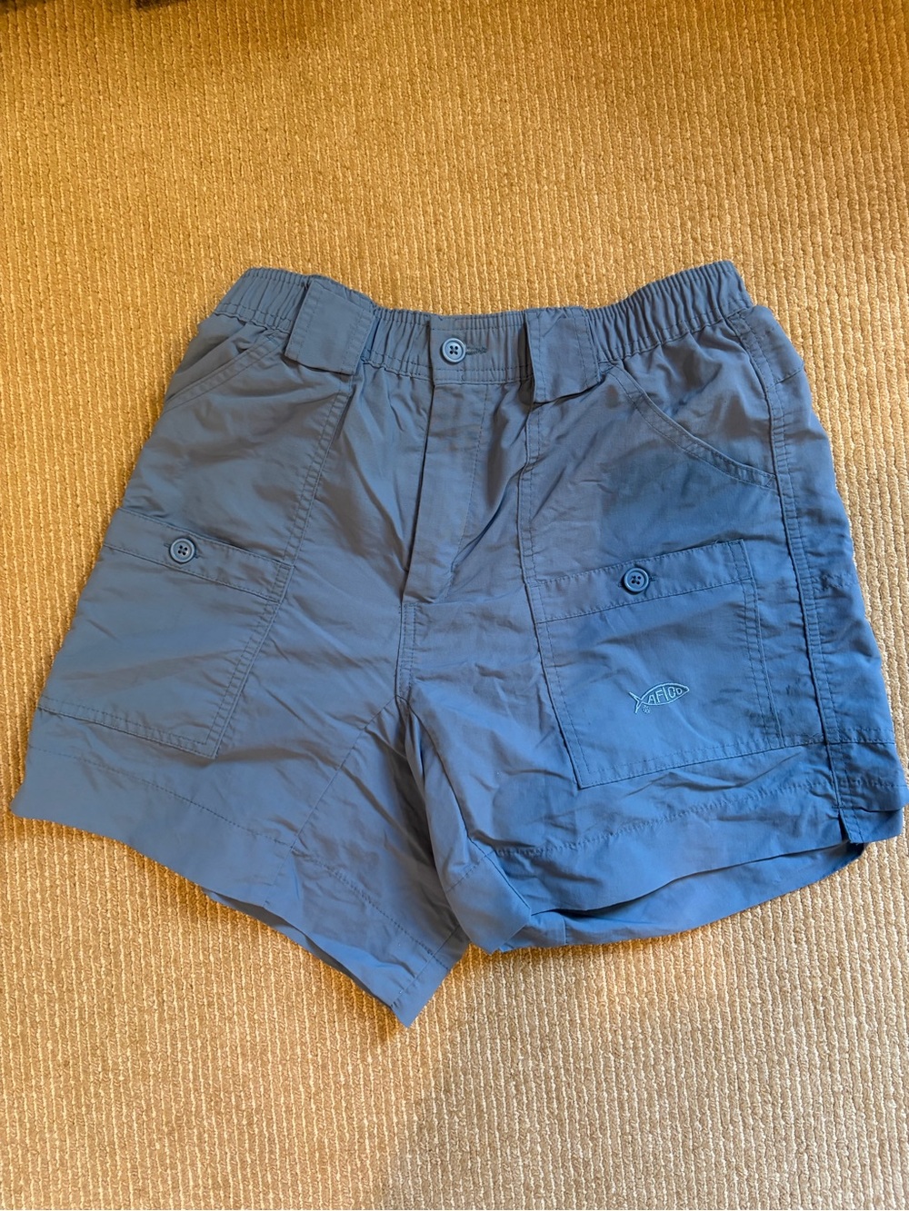 Aftco Men's Blue Fishing Shorts